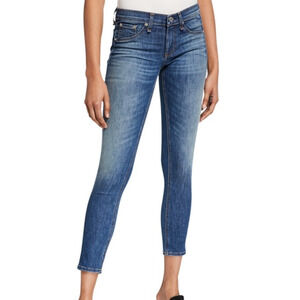 Rag & Bone / Jean Women's Capri Skinny Denim Jeans Rae Blue Mid Rise - Size 27